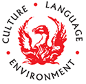 Firebird Foundation logo respresenting Culture, Language and Environment.